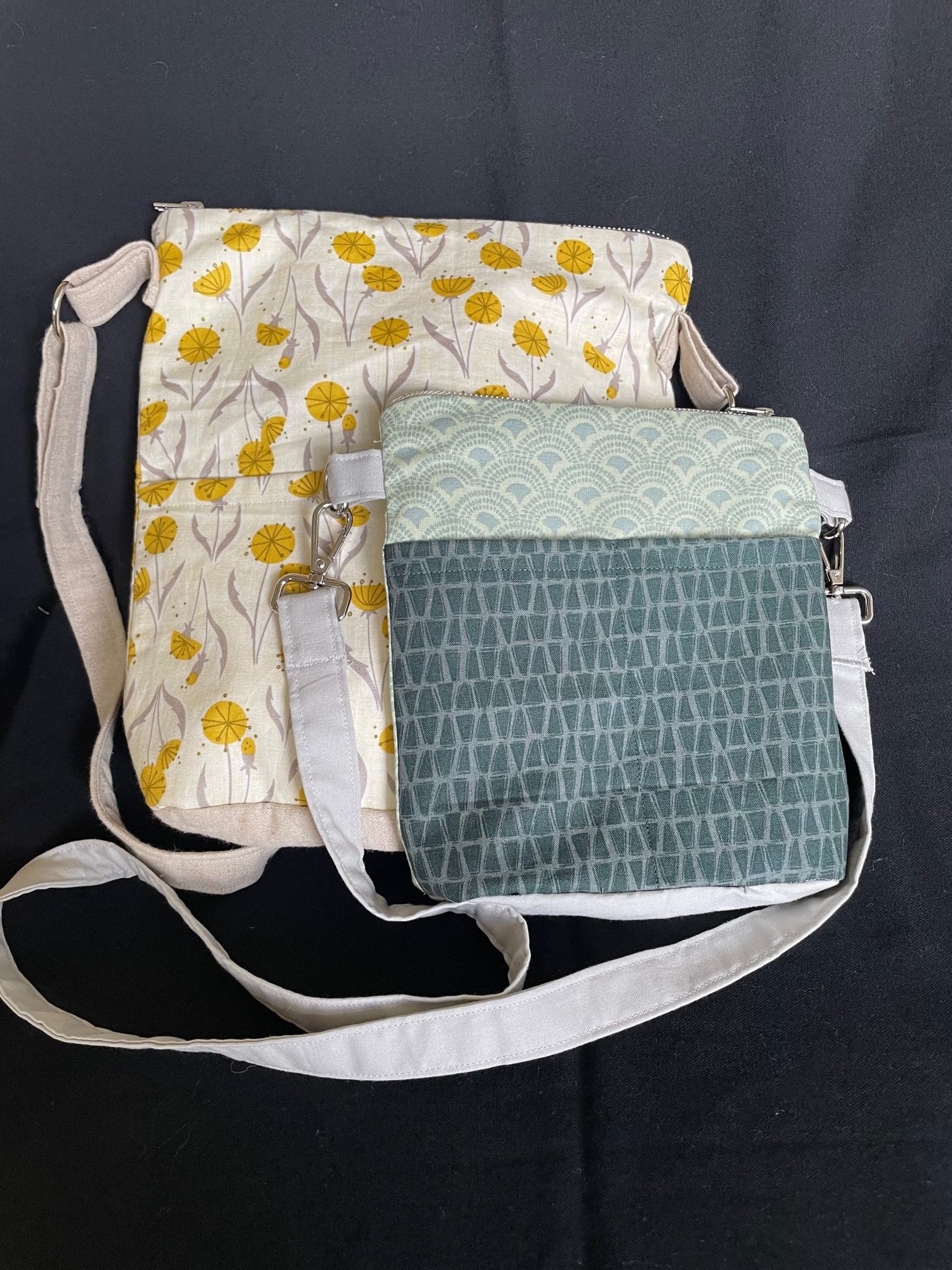 cross body bag with zipper rotated