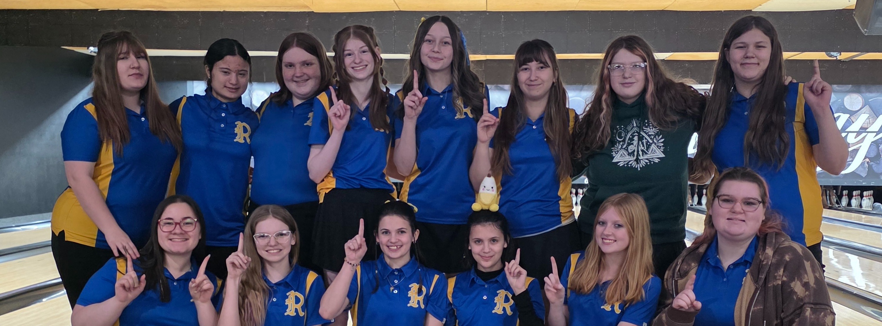 Bowling Girls Smiling