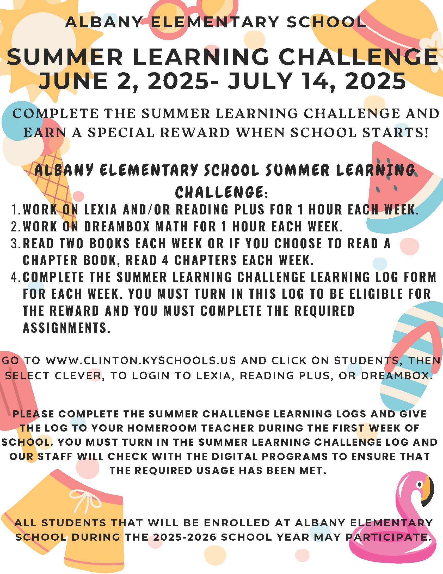 2025 Summer Learning Challenge