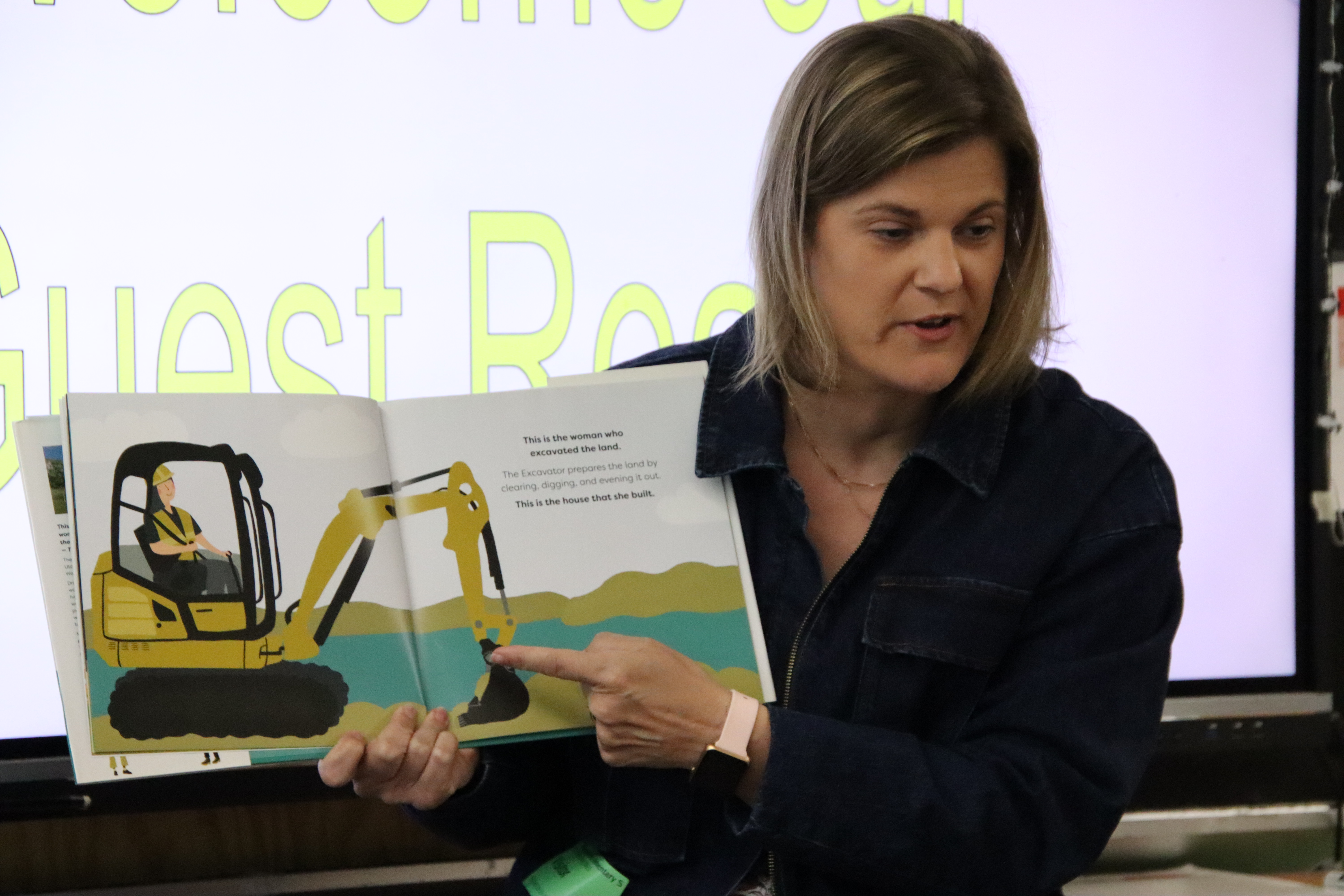 woman reading a book