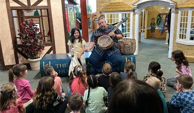 Young students enjoying field trips at Treehouse Children's Museum