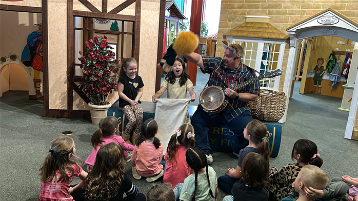 Young students enjoying field trips at Treehouse Children's Museum