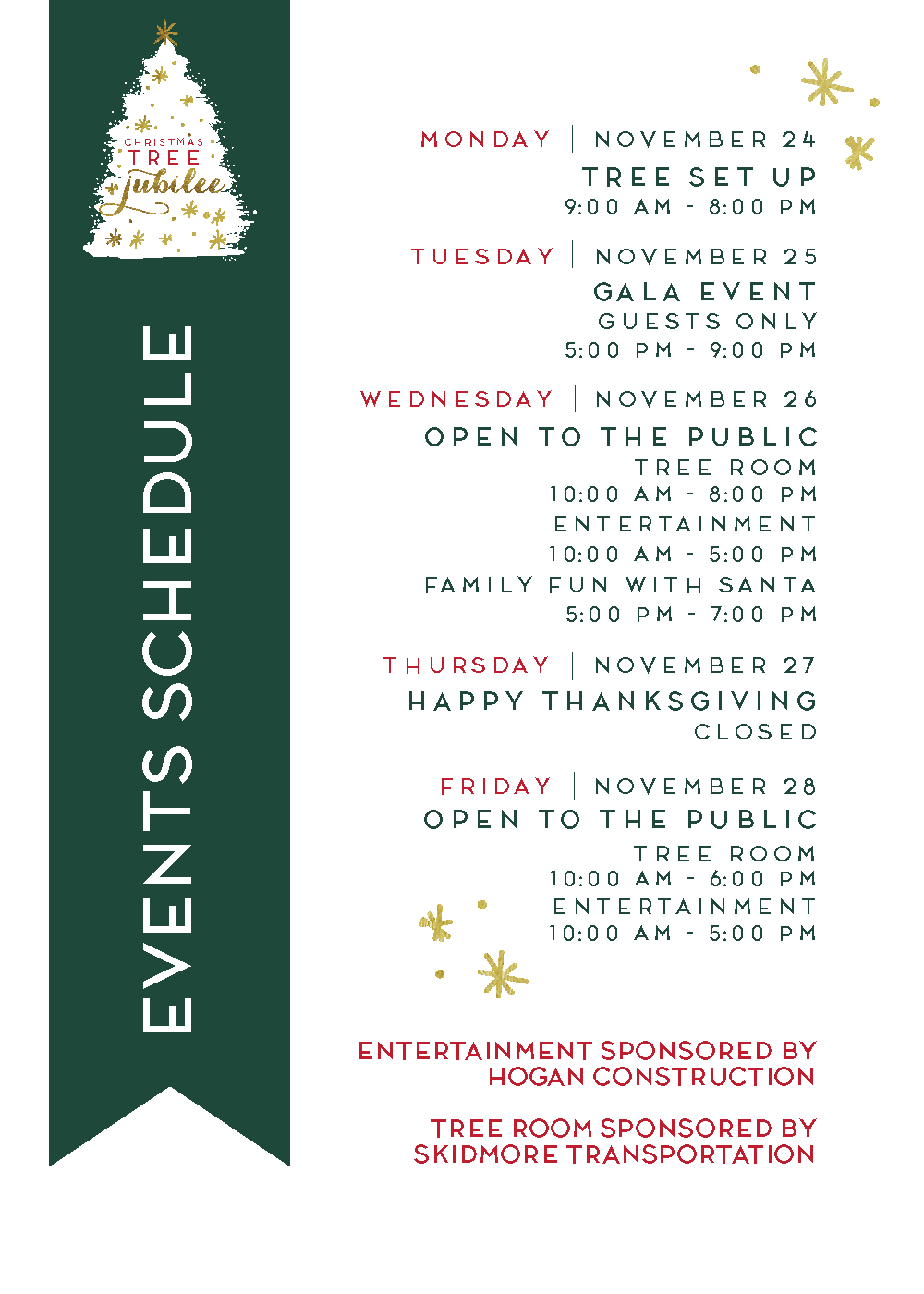 Event Schedule