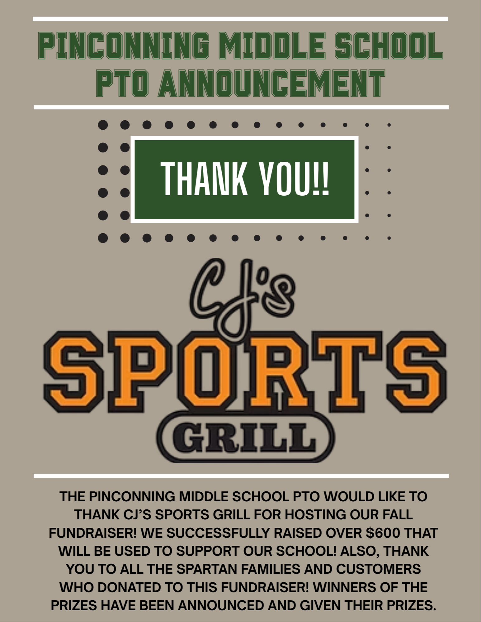 PTO fundraiser