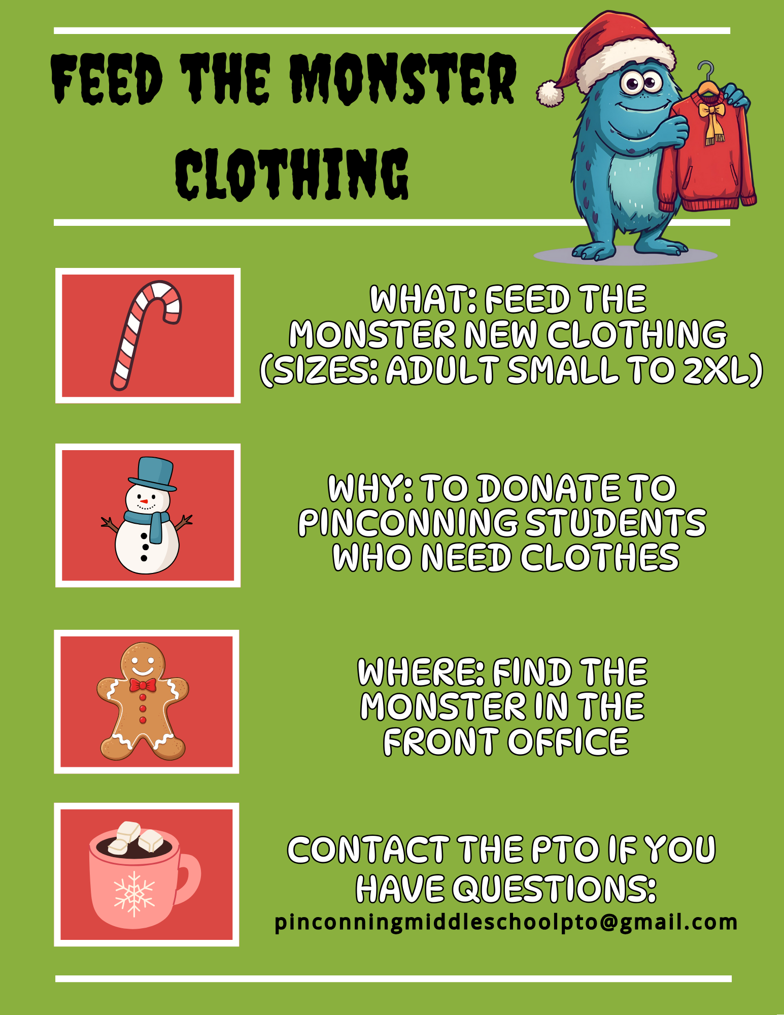 Feed the Monster flyer