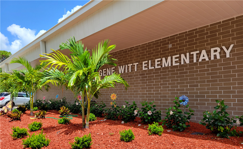 front of Witt 