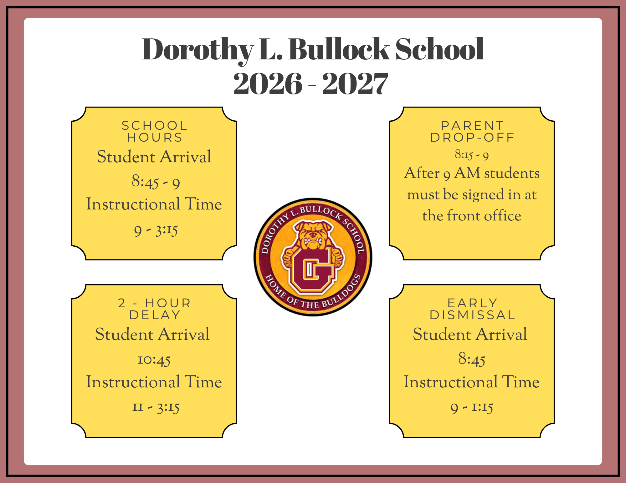 DLB 26 - 27 School Info