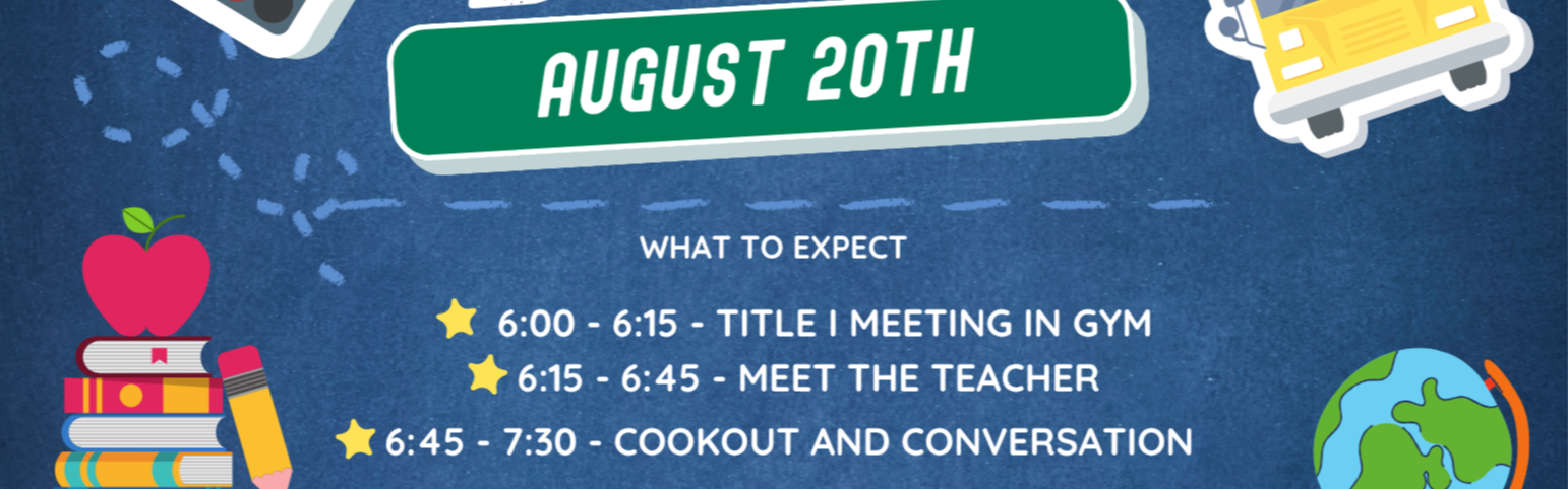 Back to School Bash August 20, 2026 at 6pm
