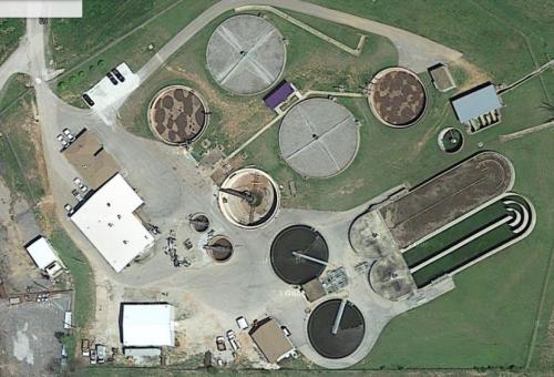 Wastewater treatment plant photo