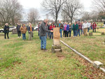 people on the cemetery