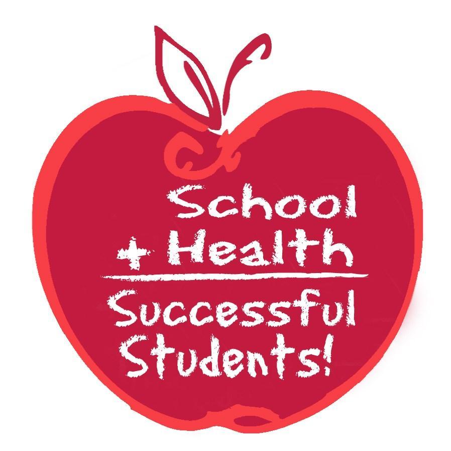 apple with the words school + health = successful students