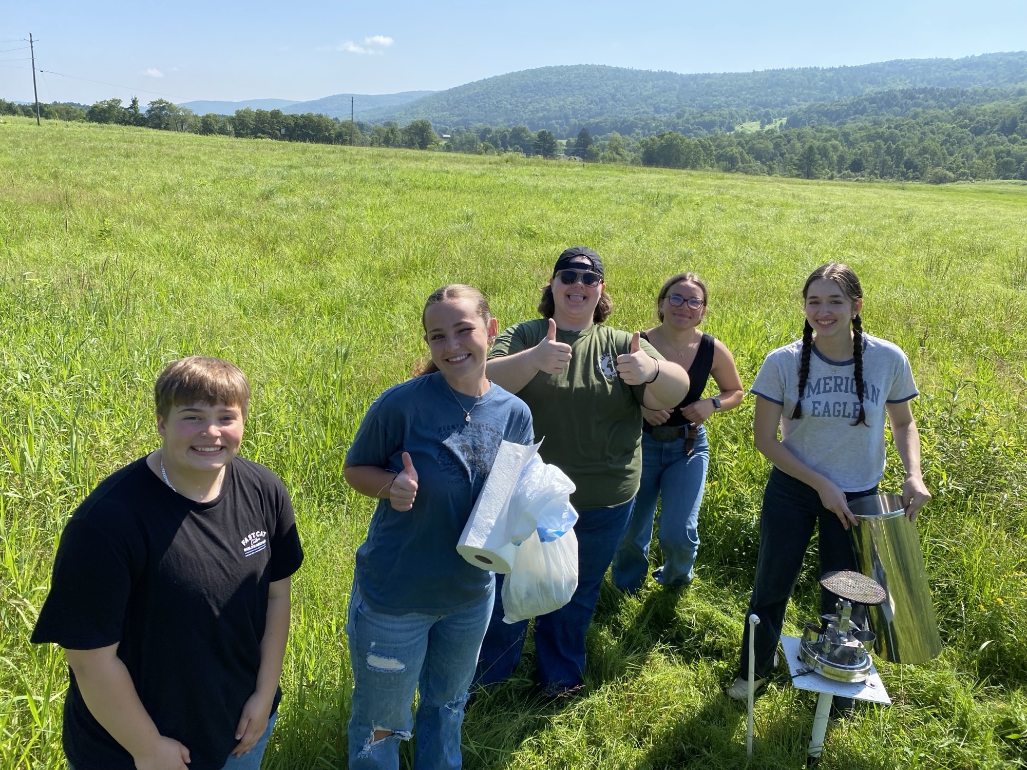 Summer work was completed in two sessions during July and August