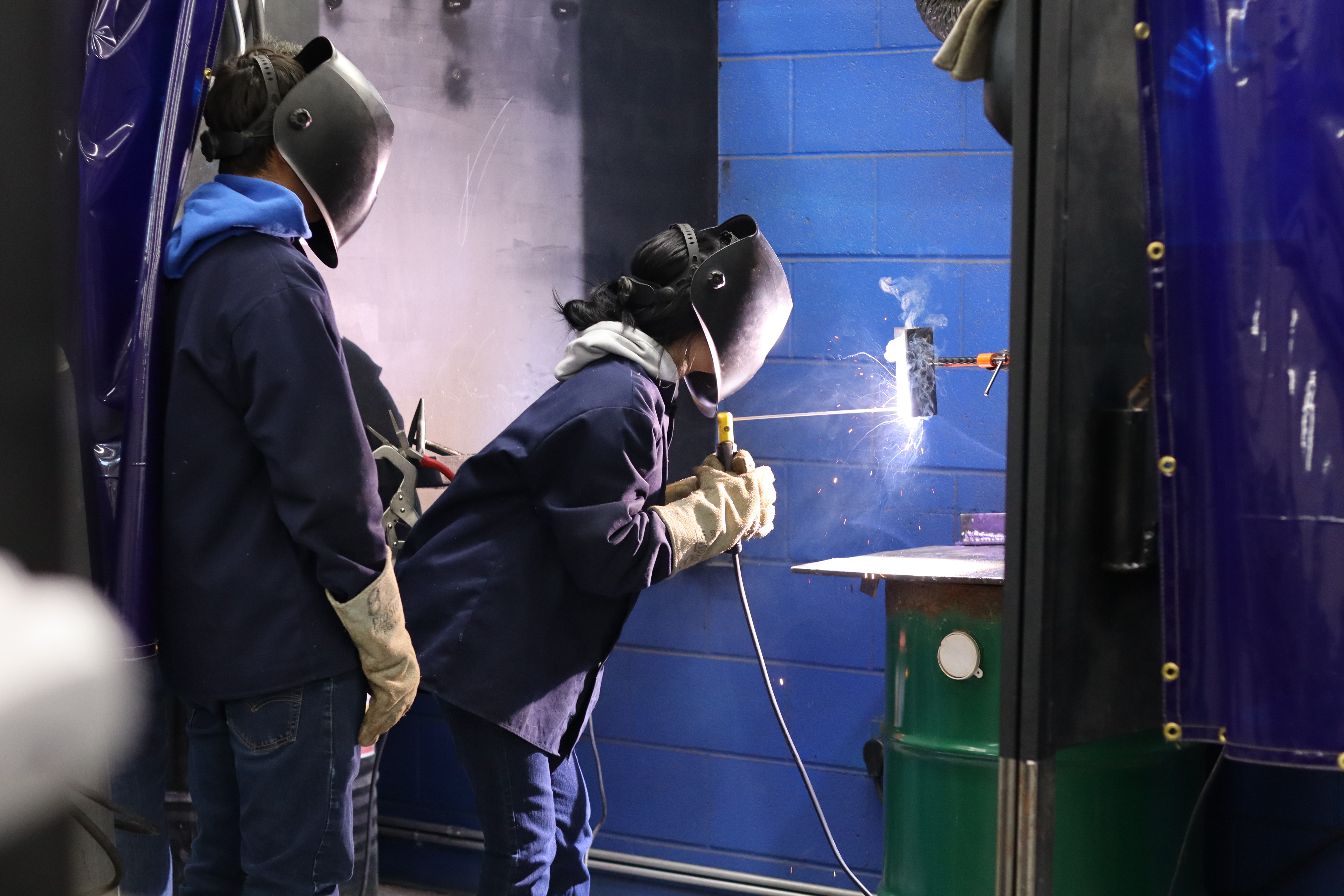 Student Welding