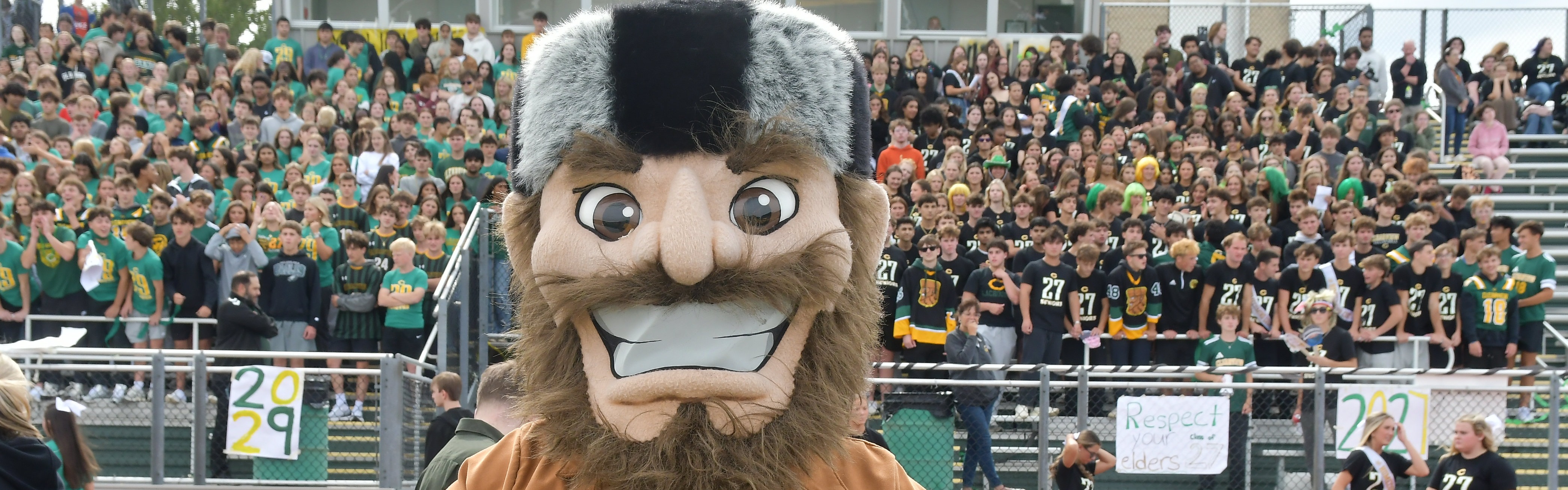Clearview Regional HS District Pioneer at fall pep rally