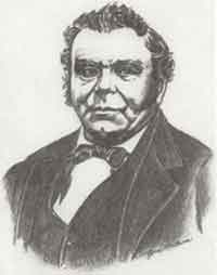 A black and white illustration depicting a man dressed in a formal suit, showcasing classic attire and a sophisticated demeanor.