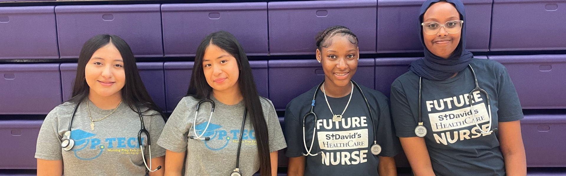 Nurse students together for a picture