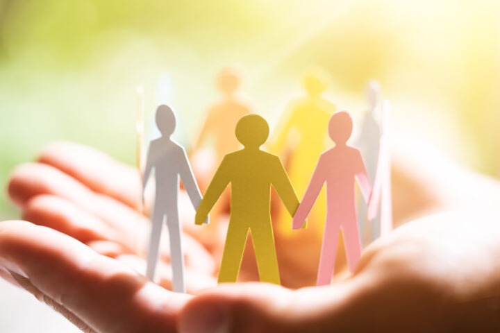 stand against bullying in open hands