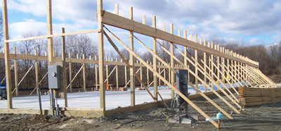 building in hoosick under construction