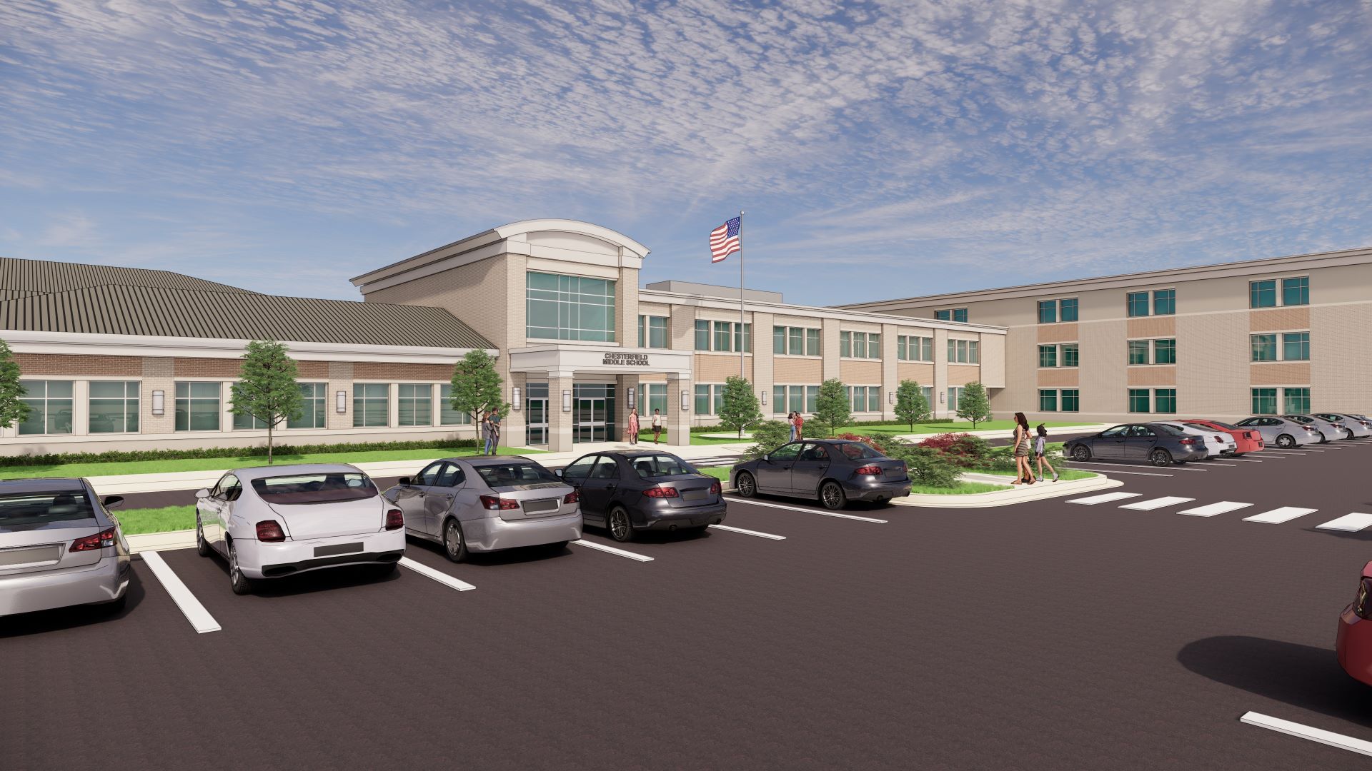 rendering of new building