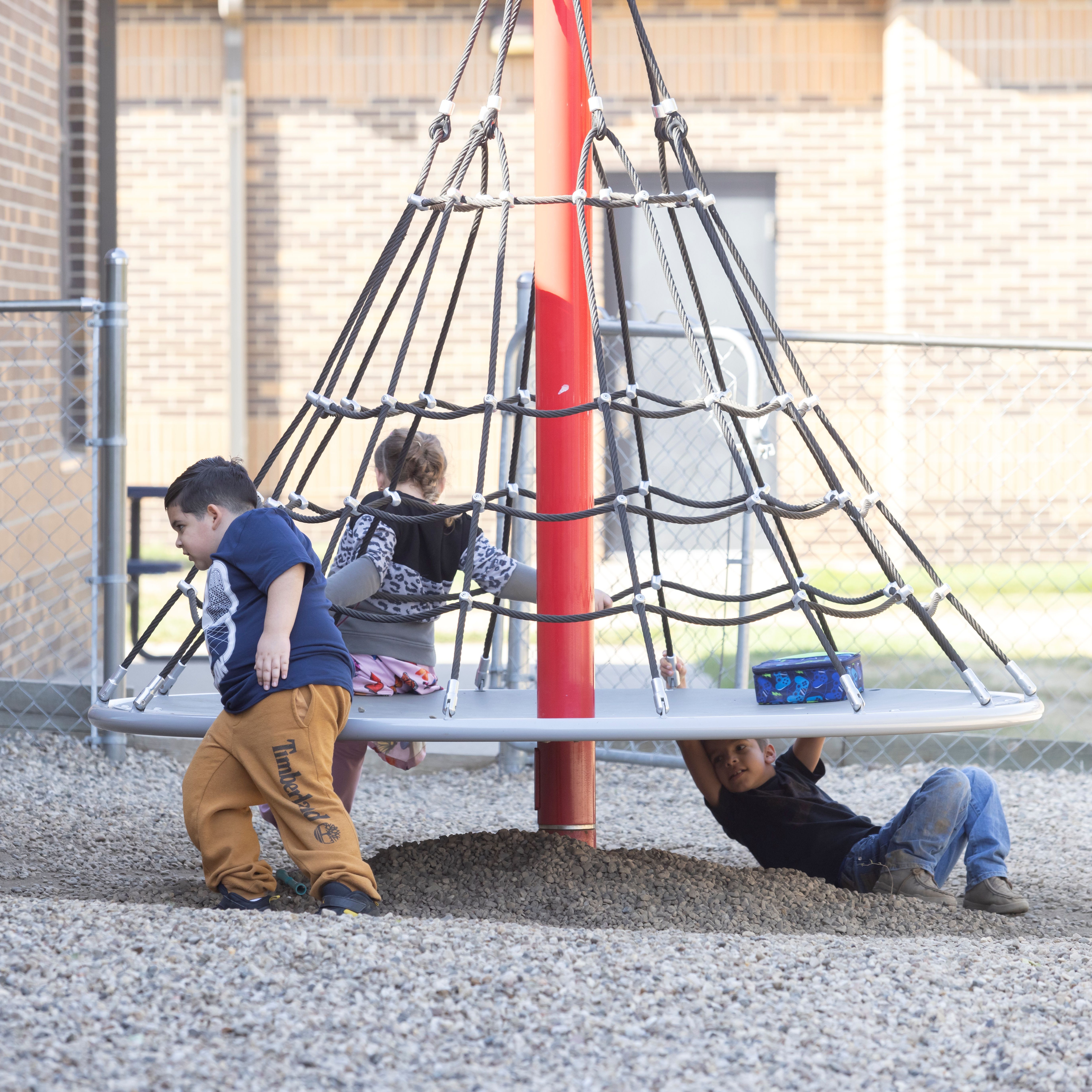 Kids on playground