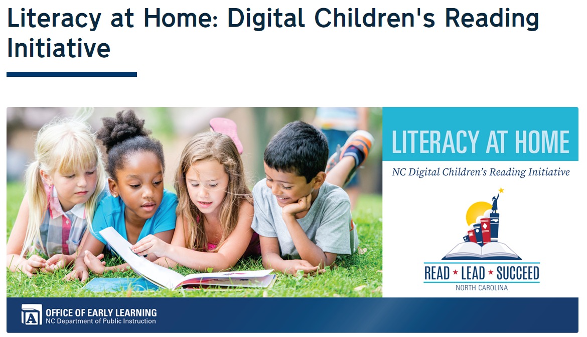 A child engaged in reading at home, showcasing a digital initiative to promote literacy among young learners.