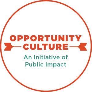 Opportunity Culture logo featuring orange and white text, symbolizing educational innovation and equitable learning opportunities.
