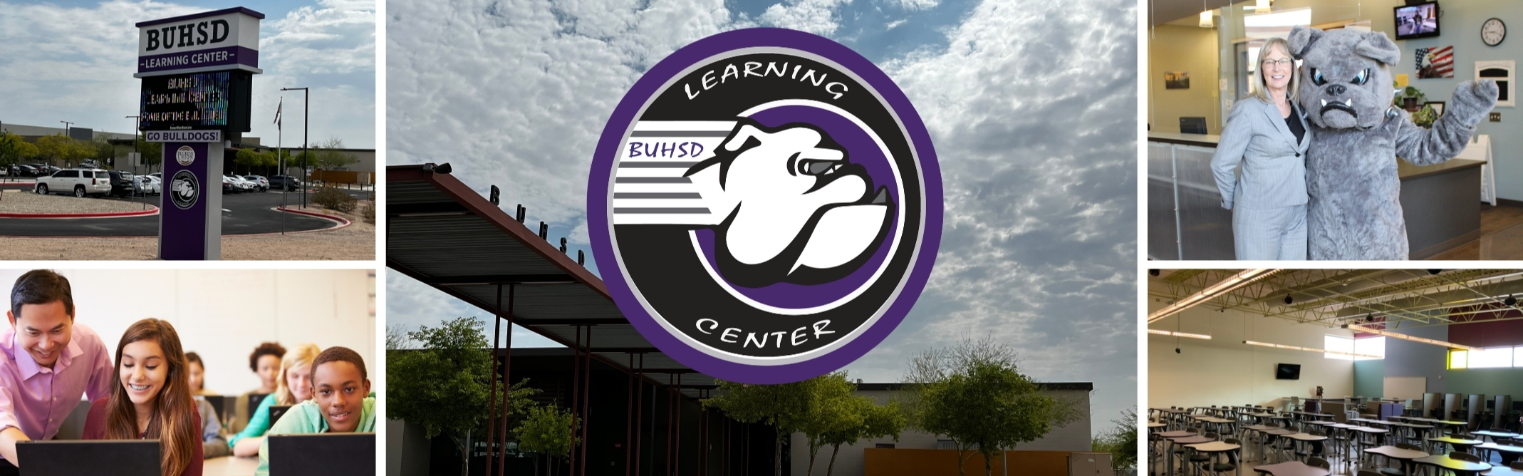 Learning Center front of school