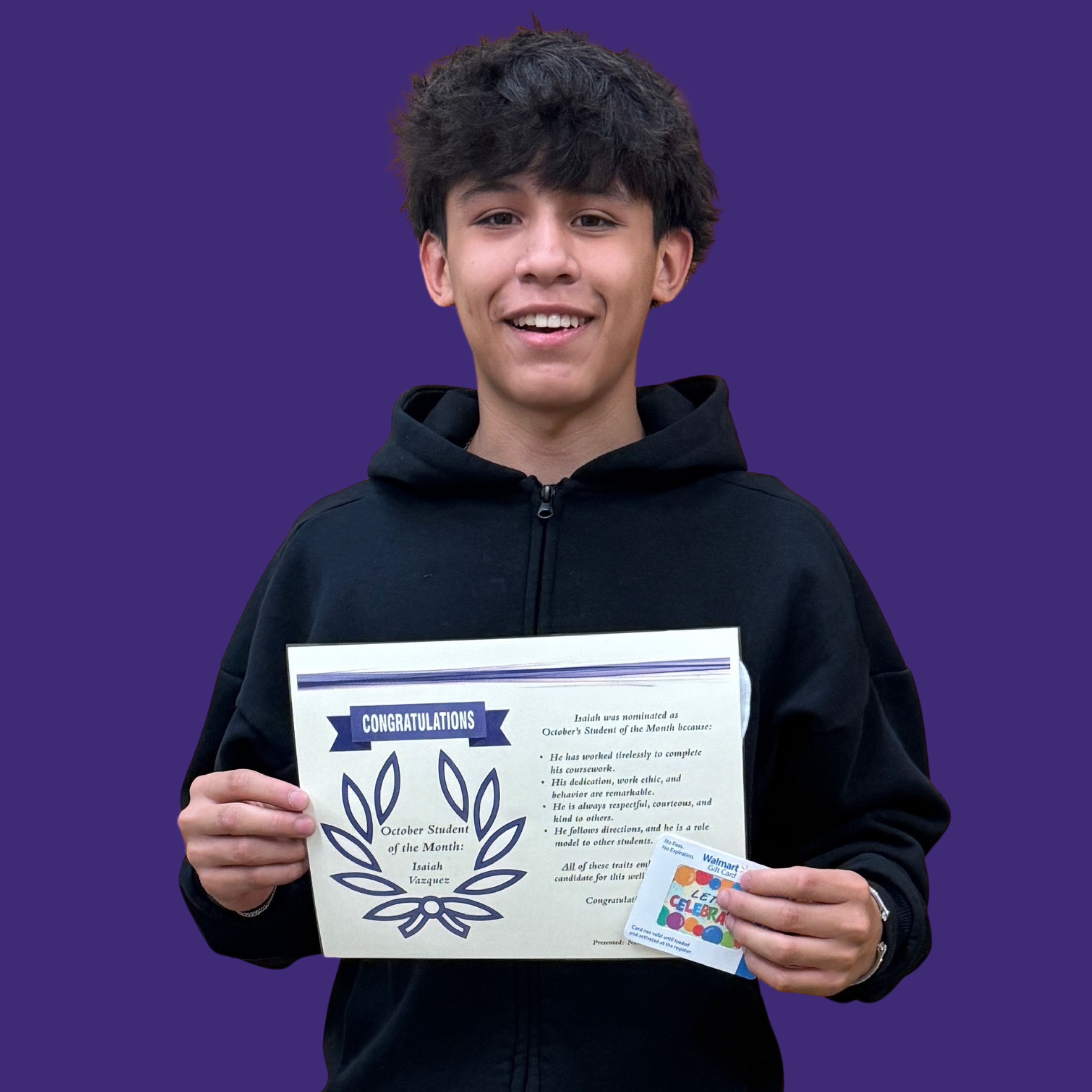 buhsd lc student of the month