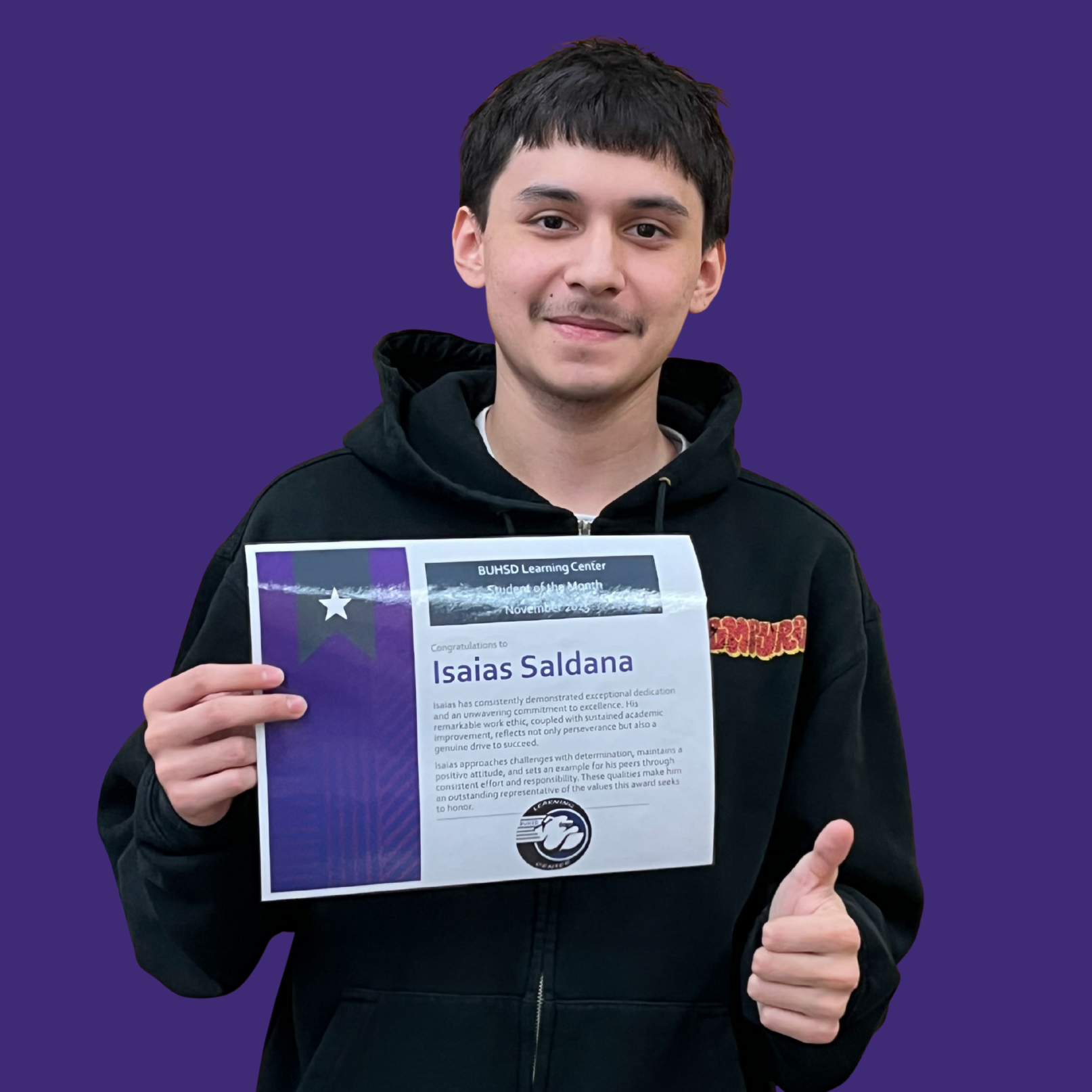 buhsd lc student of the month