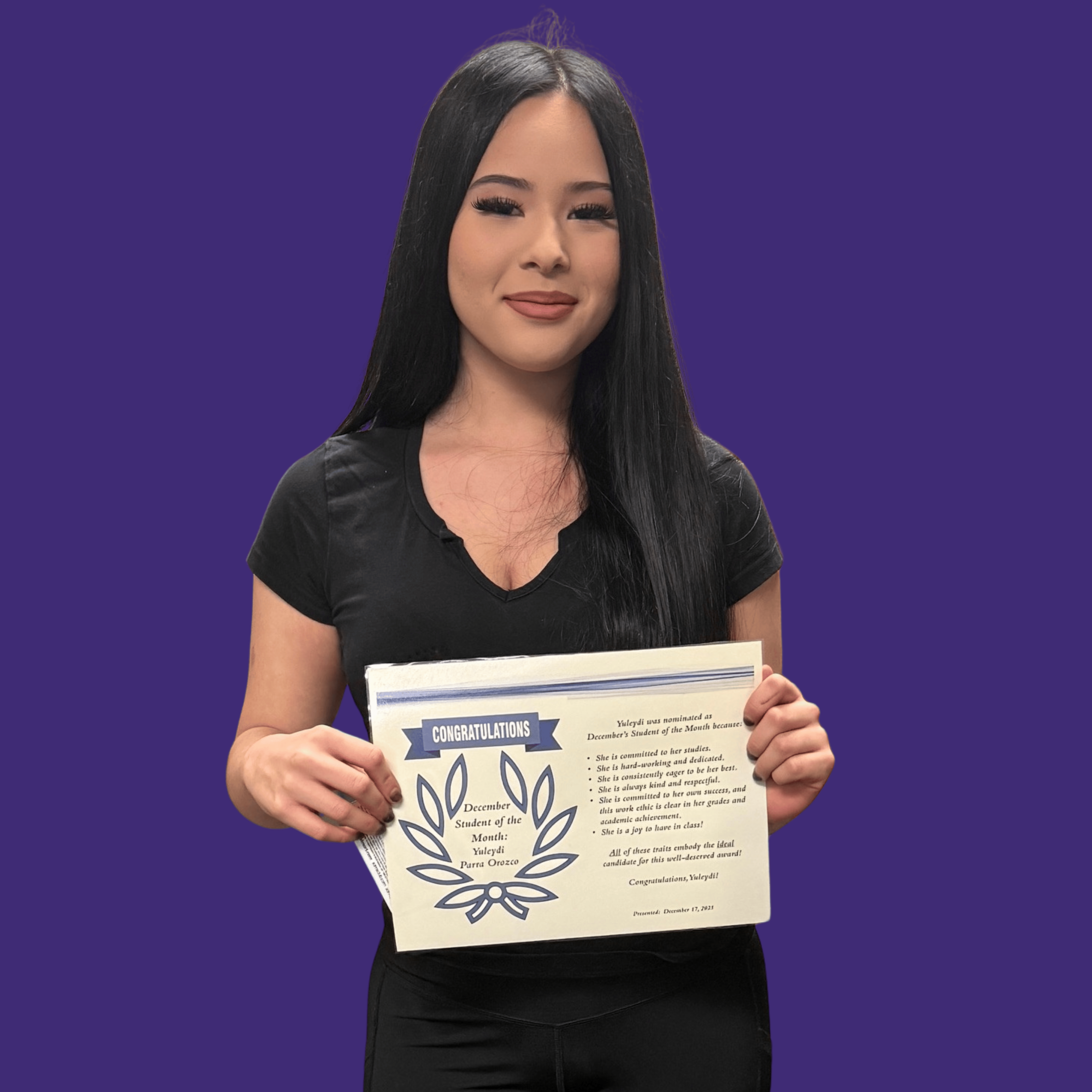 buhsd lc student of the month