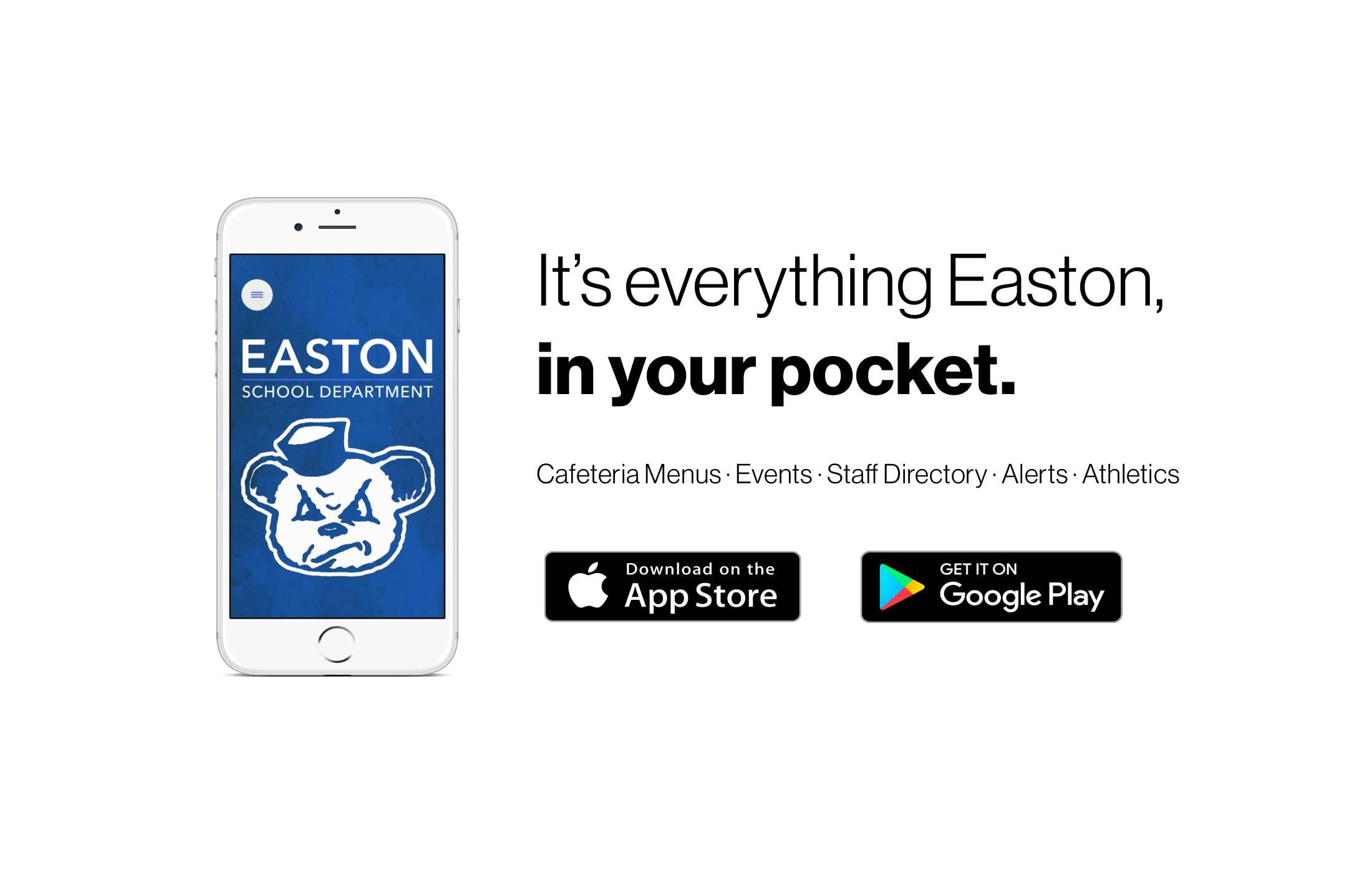It's everything Easton, in your pocket.