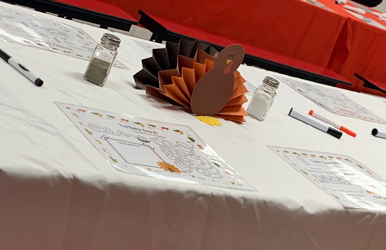 Kasson Thanksgiving dinner with the community.