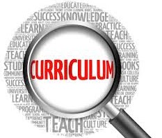 A word cloud depicting various terms related to curriculum, showcasing the diversity of educational concepts and themes.