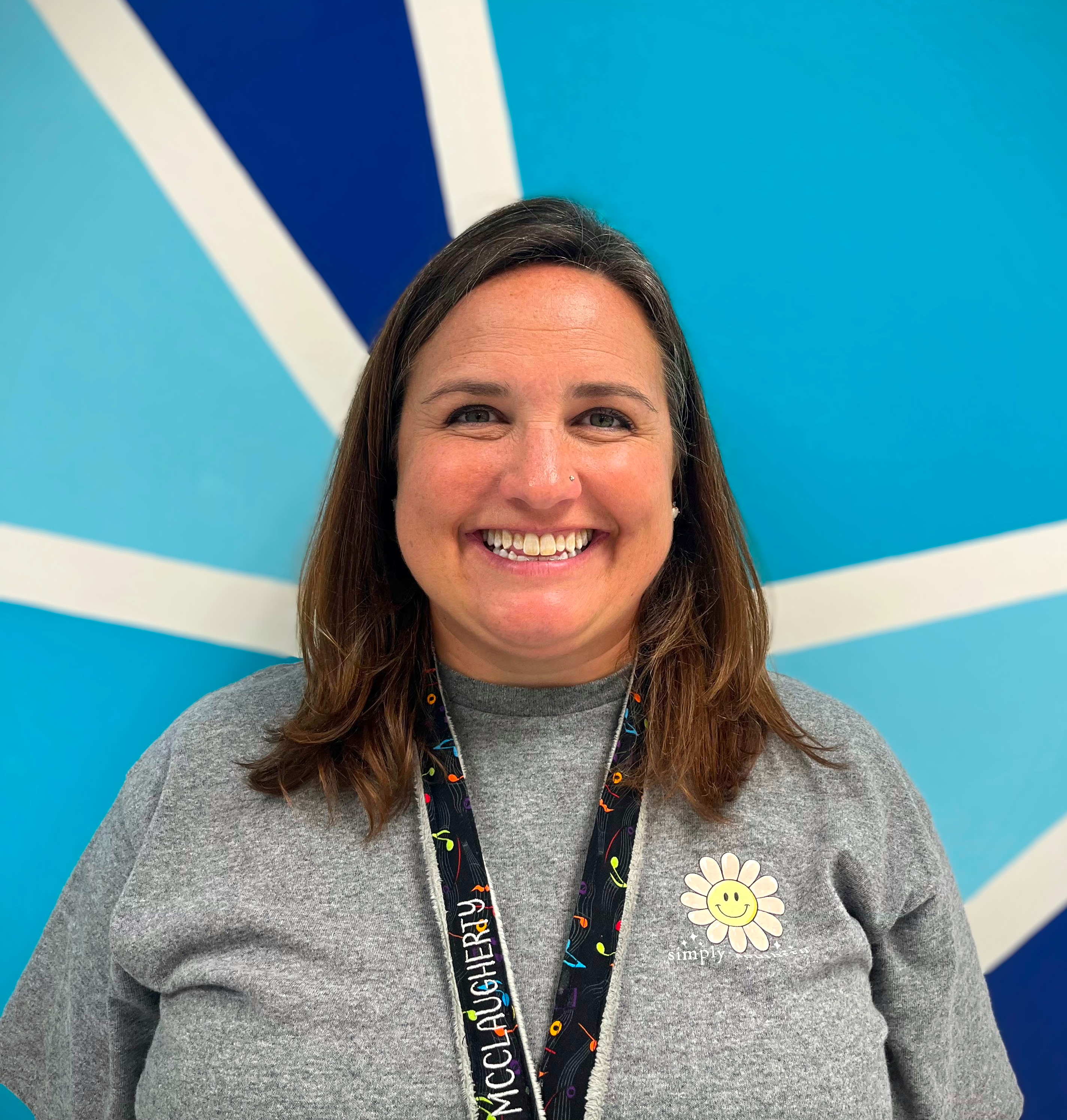 Photo of Mrs. McClaugherty, music teacher