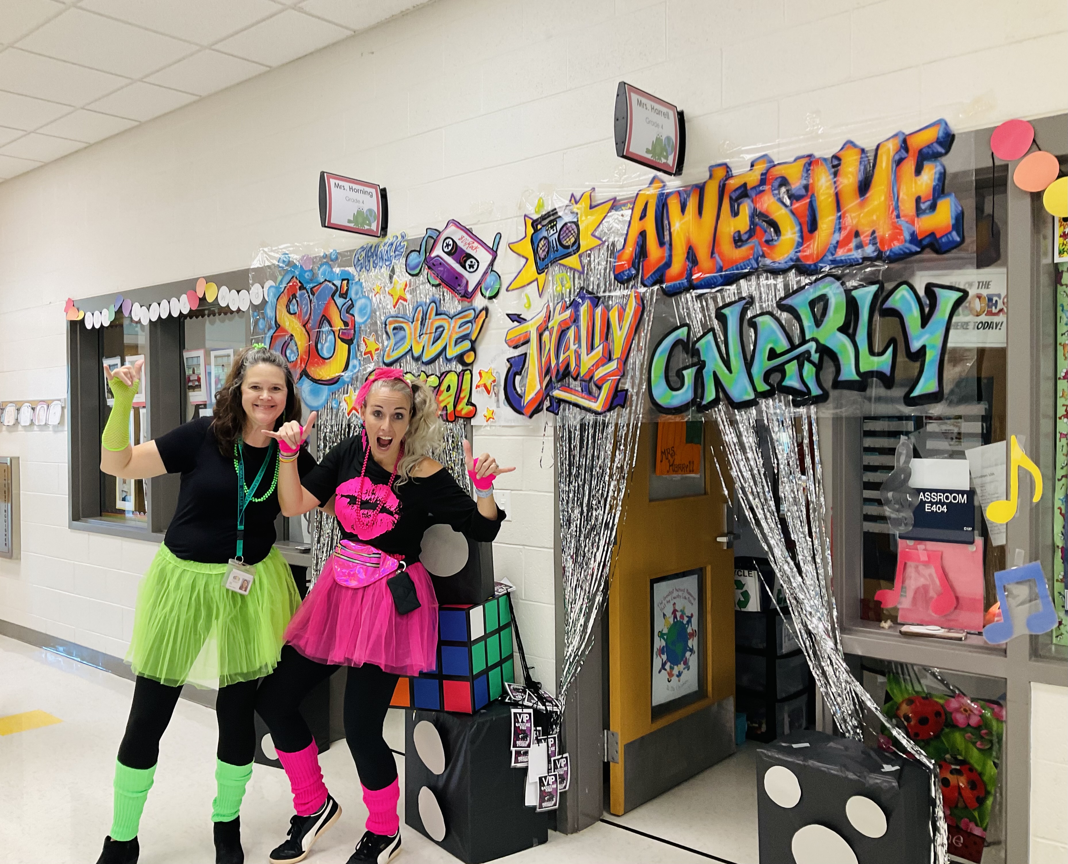 Mrs Horning and Mrs Harrell as real rockers 