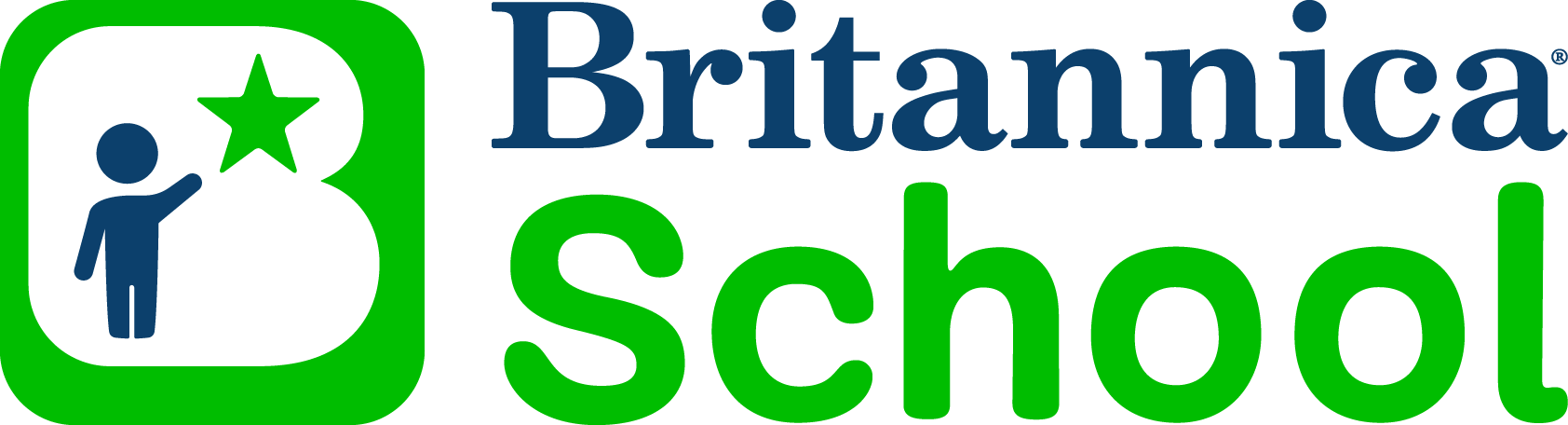 The logo for Britannica School.
