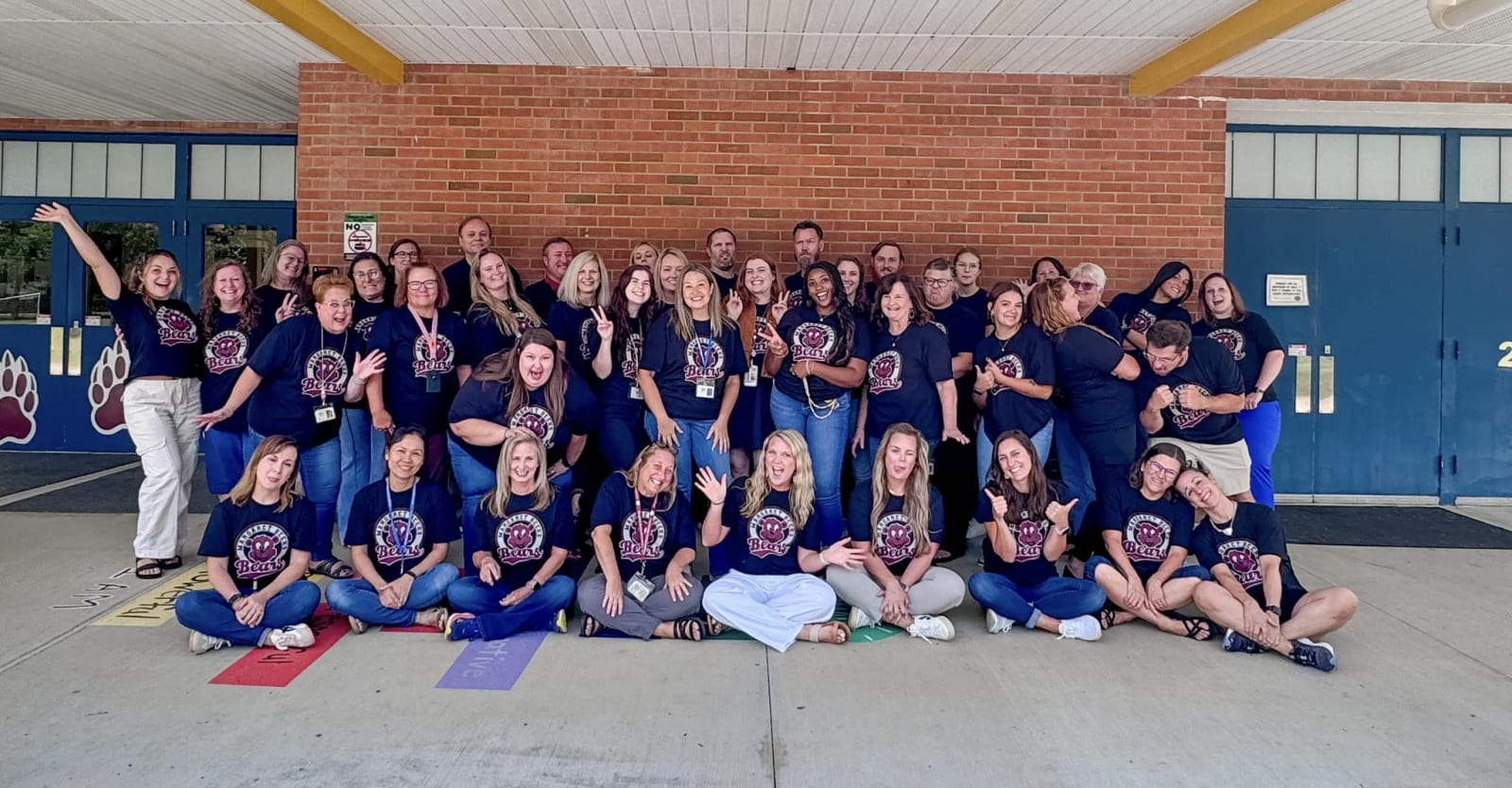 staff smiling