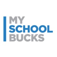 The logo for My School Bucks, featuring the words 'MY SCHOOL BUCKS' in a combination of blue and gray text.