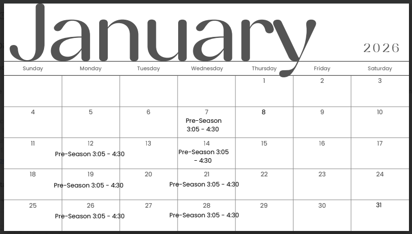 Softball workout schedule