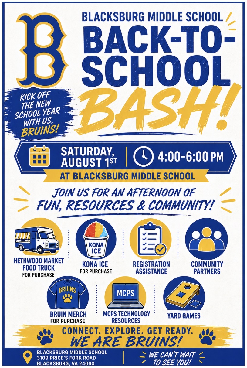 Back to School Bash flyer