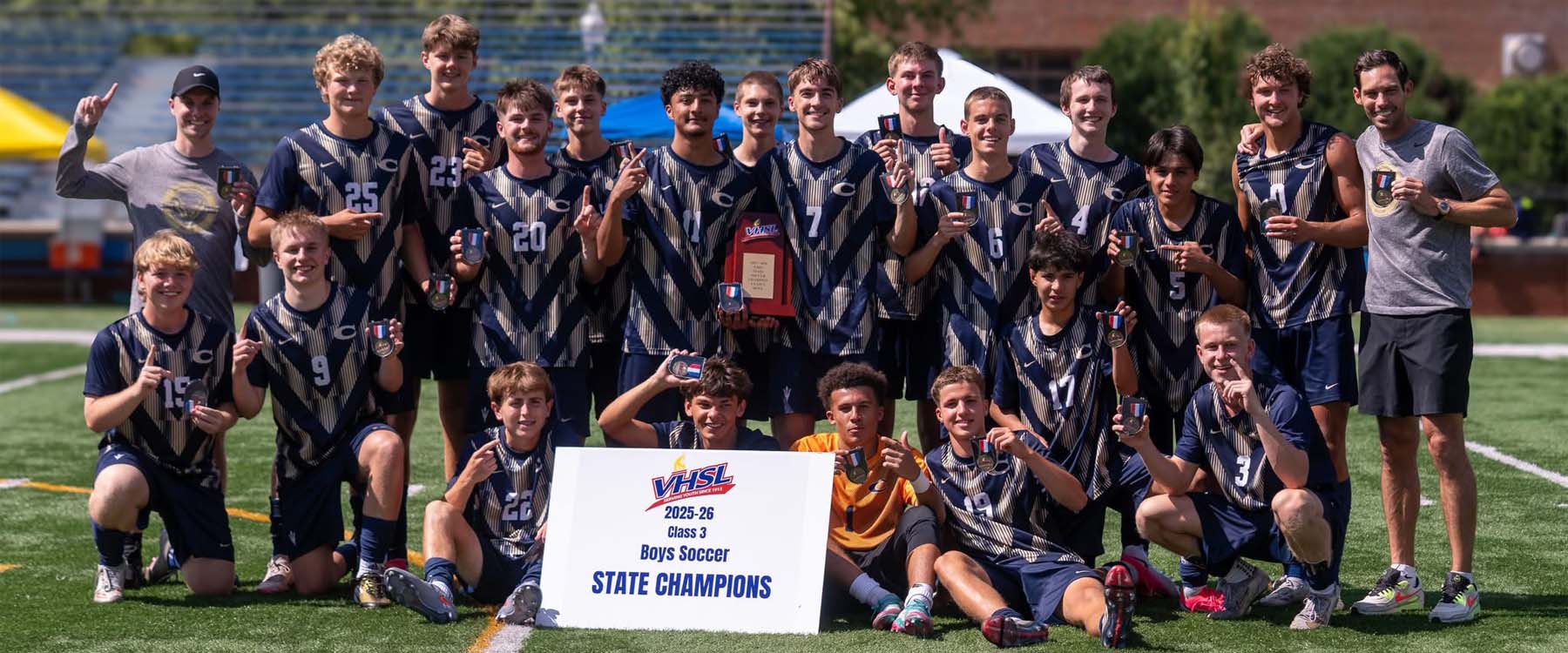 Boys Soccer Class 3 VHSL State Champs