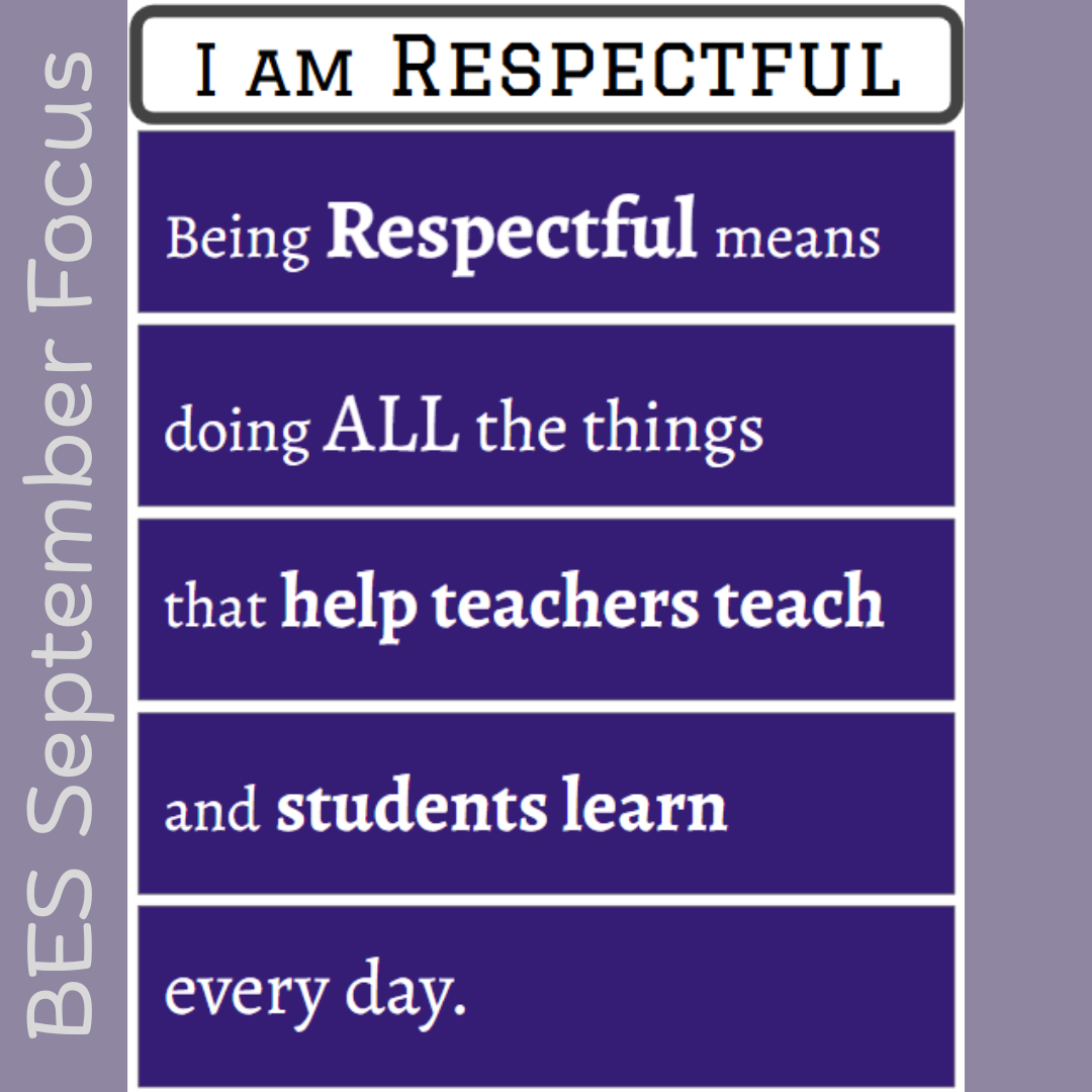 I Am Respectful language