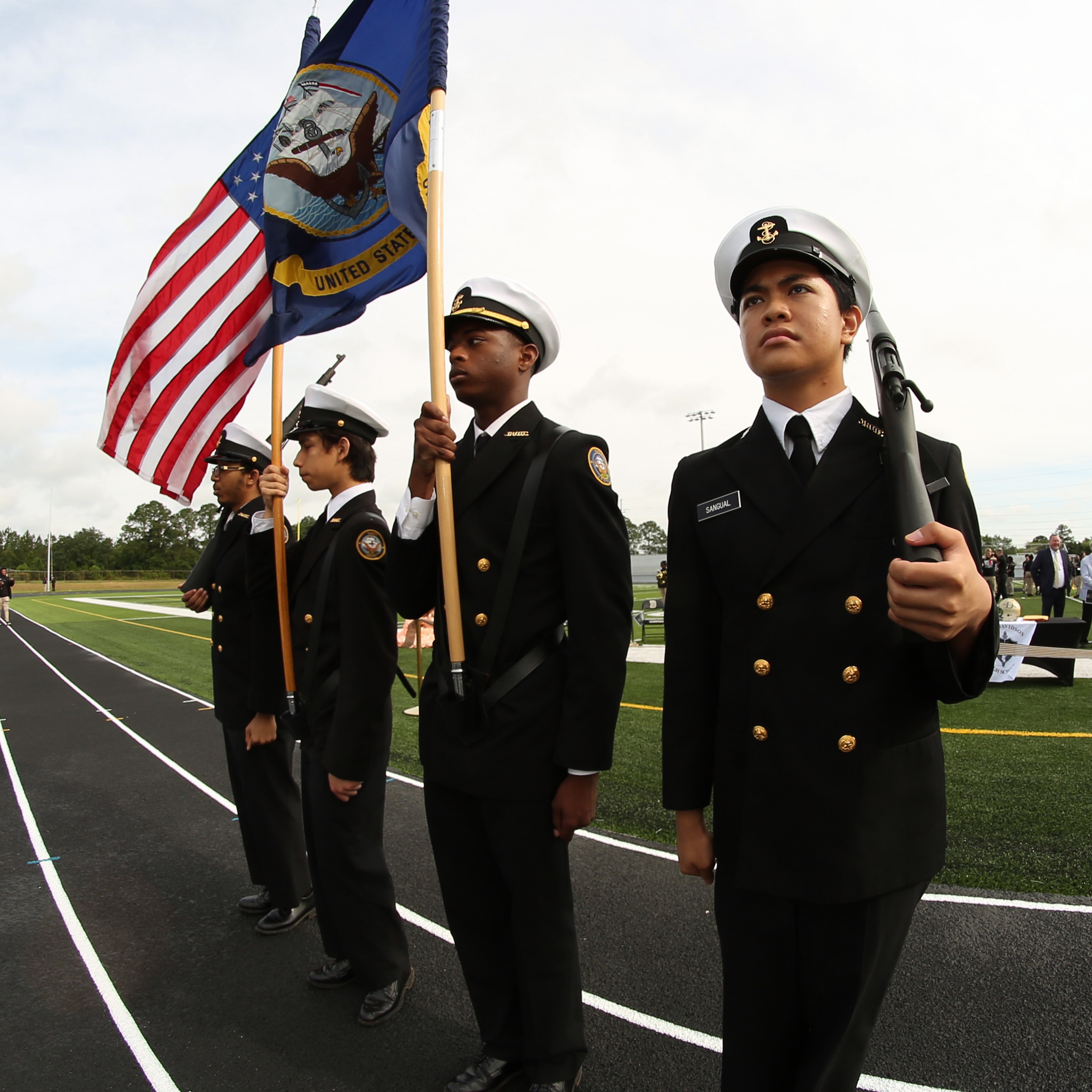 JROTC flag ceremony