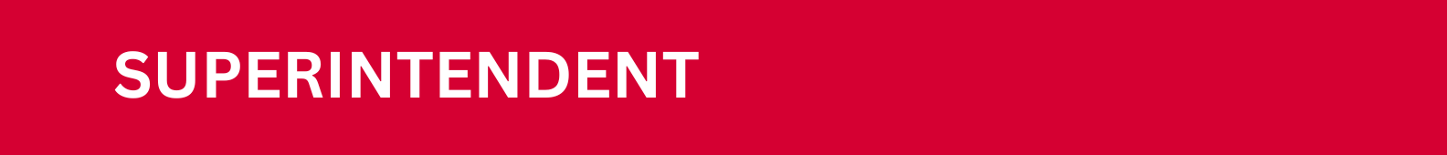Superintendent Banner