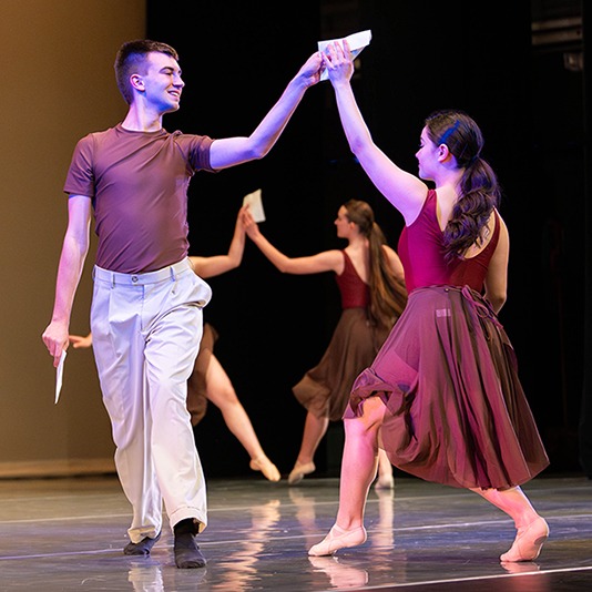Students from VSAA dancing