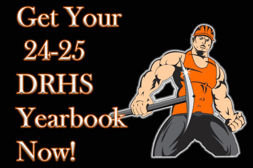 DRHS Yearbooks On Sale Now! Logo