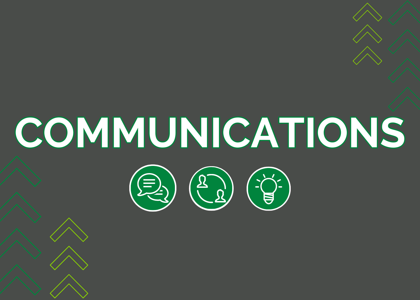 Communications Web Page Graphic
