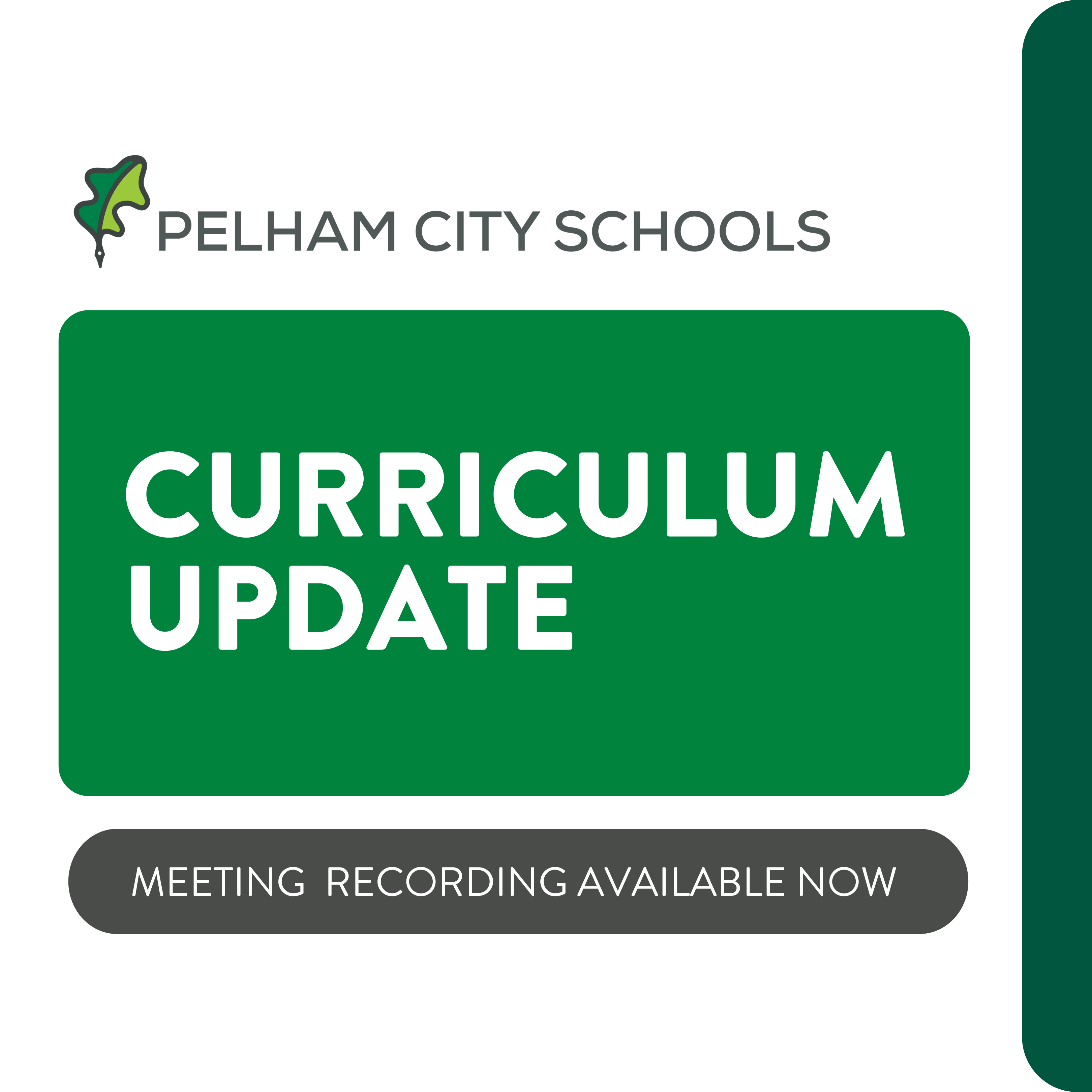Curriculum Update Logo