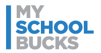 Logo of My School Bucks, featuring a modern design with vibrant colors and educational themes.