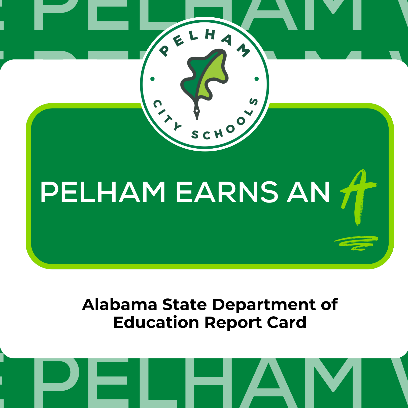 Pelham Earns an A